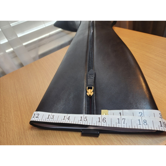 Franco Sarto Elegant Pointed Toe Knee High Tall Boots - 10 M REGULAR Calf BLACK - Picture 12 of 16